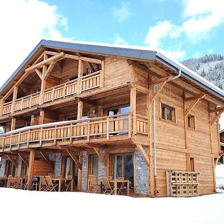 Demi-Chalet Vadel La Panthiaz 15 Pers 5 Chambres Abondance Exterior foto