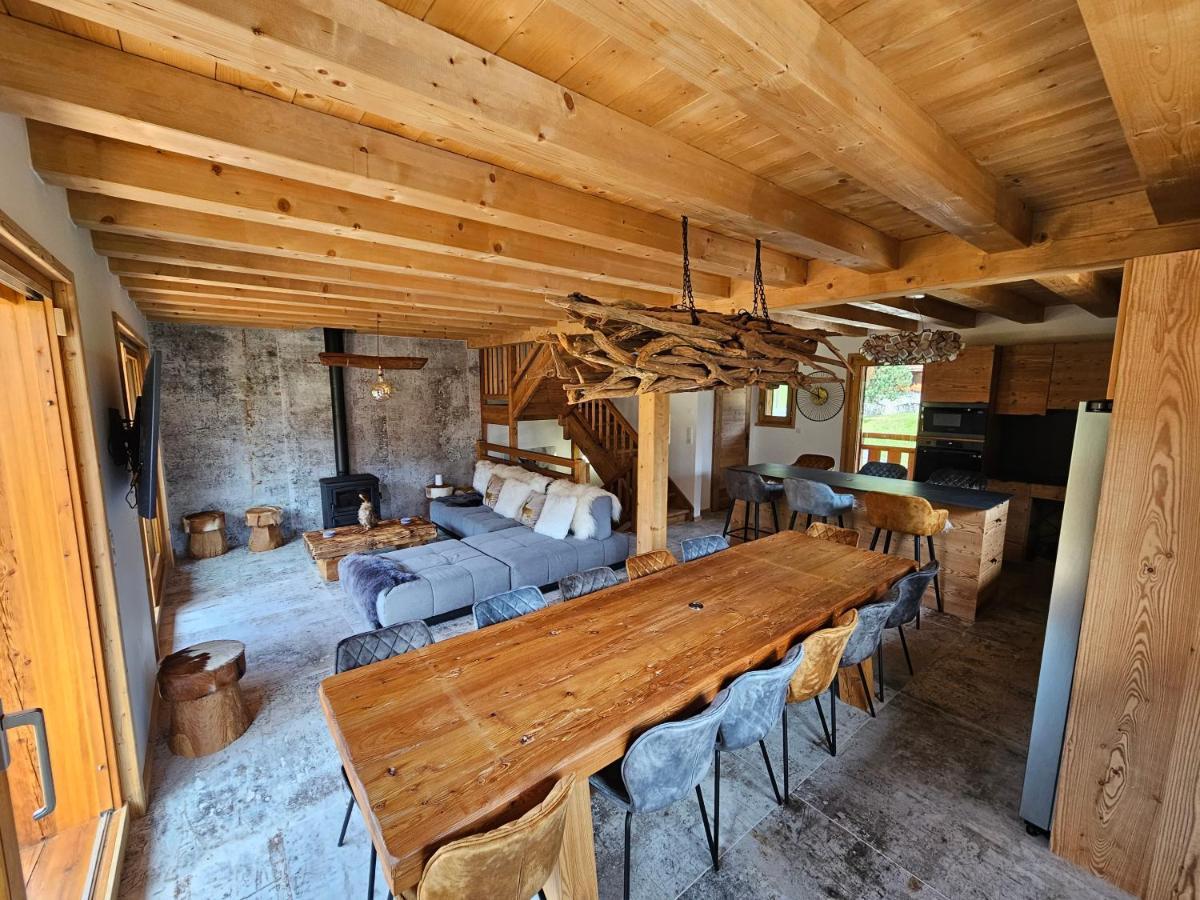 Demi-Chalet Vadel La Panthiaz 15 Pers 5 Chambres Abondance Exterior foto